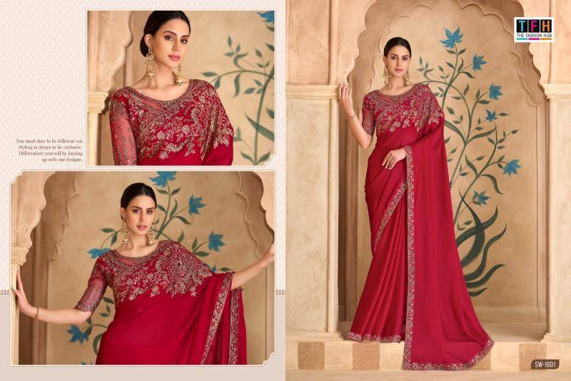 Tfh sandal wood vol-16 Bulk saree dealers in India